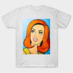 Crying girl with red hair T-Shirt